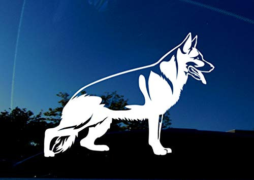 German Shepherd -Dog Vinyl Decal for Cars- GSD- Facing Right German Shepherd -Dog Vinyl Decal for Cars- GSD- Facing Right