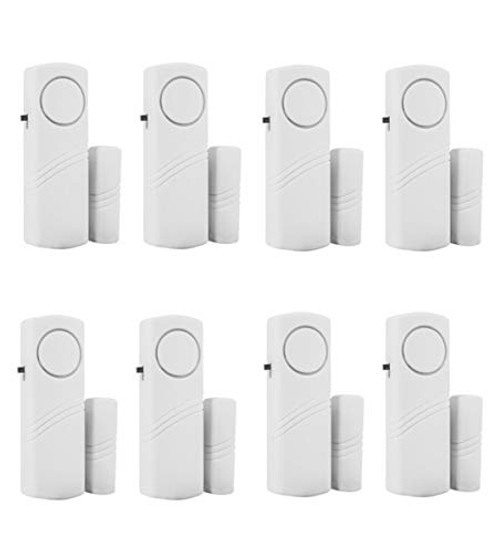 Window Door Alarm Bell Wireless Home Security Alarm System Magnetic Sensor Burglar Alarm 8 PCS