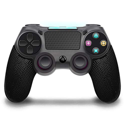 JALVDE Wireless Controller for PS4, Dual Shock 4 Remote for Sony Playstation 4 Dualshock Control with Touch Panel Ergonomic Replacement Compatible Witch PS4 / PS4 Pro / PS4 Slim