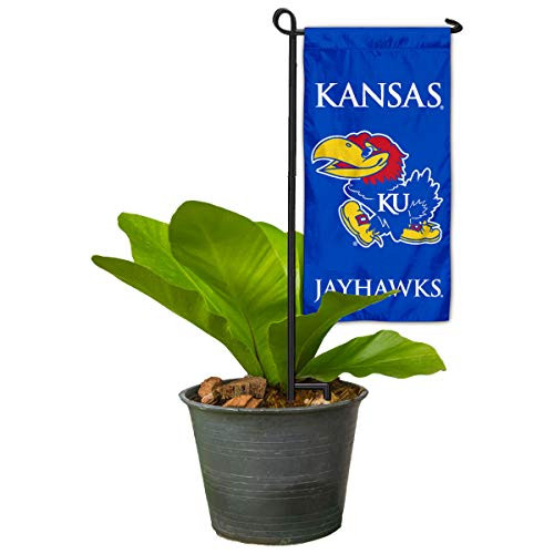 College Flags & Banners Co. Kansas Jayhawks Mini Garden and Flower Pot Flag Topper College Flags & Banners Co. Kansas Jayhawks Mini Garden and Flower Pot Flag Topper