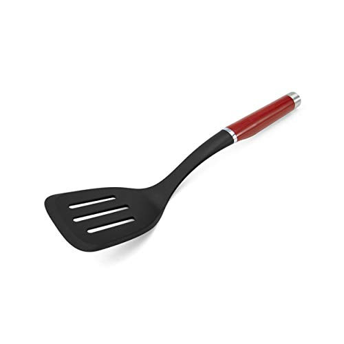 KitchenAid Gourmet Nylon Slotted Turner, one size, Matte Red KitchenAid Gourmet Nylon Slotted Turner, one size, Matte Red