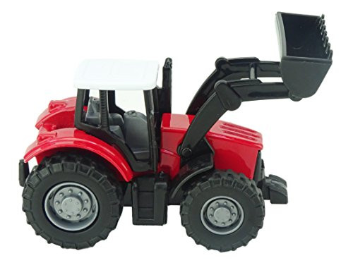 TEAMSTERZ - 5 Inch Die-cast Tractor - Red - Toy Cars
