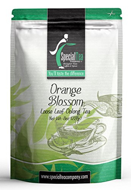 Special Tea Company Orange Blossom Oolong Tea, Loose Leaf 8 oz.