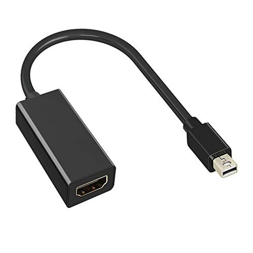 Mini DisplayPort to HDMI Adapter, DEORNA Thunderbolt to HDMI Converter for MacBook Air/Pro, Microsoft Surface Pro/Dock, Monitor, Projector and More (1-Pack, Black) Mini DisplayPort to HDMI Adapter, DEORNA Thunderbolt to HDMI Converter for MacBook Air/Pro, Microsoft Surface Pro/Dock, Monitor, Projector and More (1-Pack, Black)