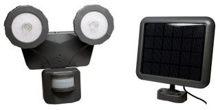 Novolink LED Outdoor Flood Light Security Light with Motion Sensor, Motion Activated, Solar Powered Bluetooth Smart Wireless Control, Waterproof Floodlig for Entryways, Stairs, Yard and Garage (Black)