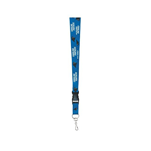 Pro Specialties Group NFL Carolina Panthers Two Tone Lanyard, Teal/Black, One Size Pro Specialties Group NFL Carolina Panthers Two Tone Lanyard, Teal/Black, One Size