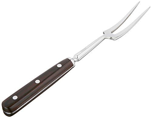 Mercer Culinary Praxis Forged Fork with Wood Handle, 12-1/4 Inch, Wood