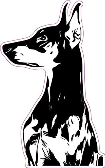 Doberman Pinscher Vinyl Decal - Dog Breed Bumper Sticker, for Tumblers, Laptops, Car Windows - Doberman Dog Mom Dad Owner Gift Doberman Pinscher Vinyl Decal - Dog Breed Bumper Sticker, for Tumblers, Laptops, Car Windows - Doberman Dog Mom Dad Owner Gift