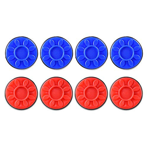 IdealEnjoy Shuffleboard Pucks 2-1/4"(58mm),Set of 8(red&Blue)