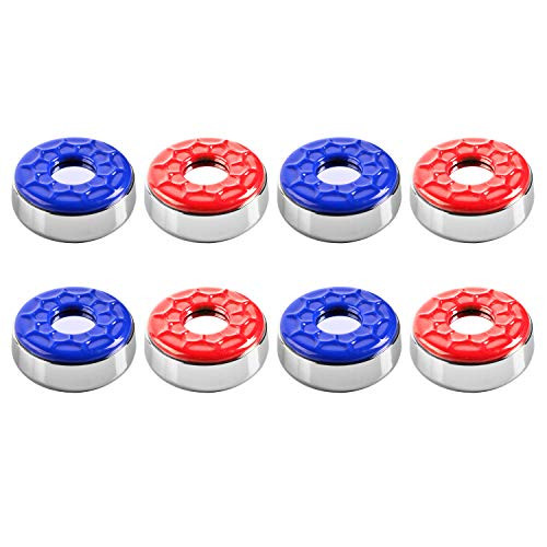 IdealEnjoy Shuffleboard Pucks 2-1/8''(53mm),Set of 8(red&Blue)