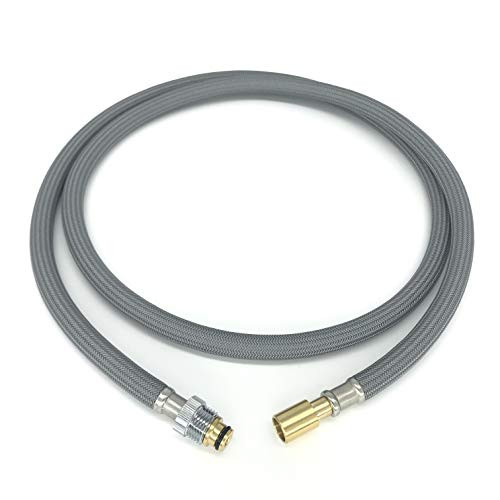 RP50390 Faucet Hose Replacement Hose For Delta Faucets with DST (DIAMOND Seal Technology) Pull-Out and Pull-Down Faucet Hose Part RP50390 RP62057 RP74608, Includes A New O-Ring, Gray