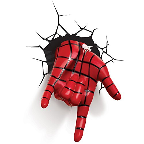 3DLightFX Marvel Spiderman Hand 3D Deco Light