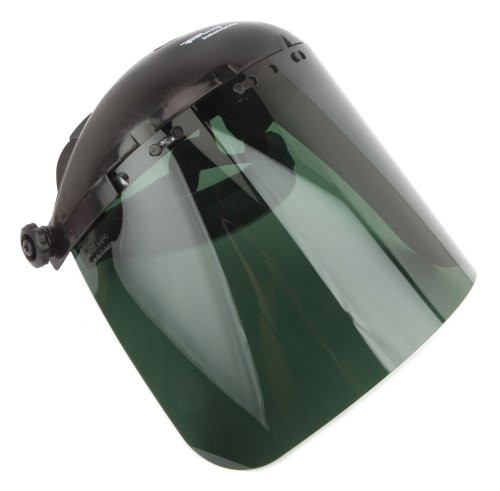 Forney 58606 Grinding Shield, Ratchet-Type Headgear, Green