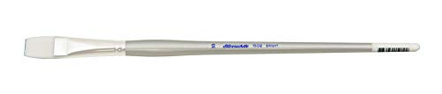 Silver Brush Limited, Silverwhite, Bright Paint Brush - Long Handle, Size 10