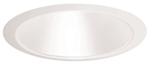 Juno Lighting 27W-WH 6-Inch Tapered Downlight Cone, White Trim with Gloss White