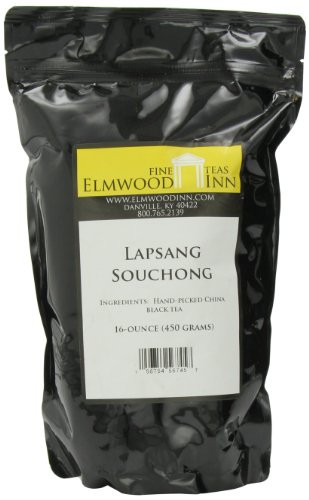 Elmwood Inn Fine Teas, Lapsang Souchong Smokey Black Tea, 16-Ounce Pouch