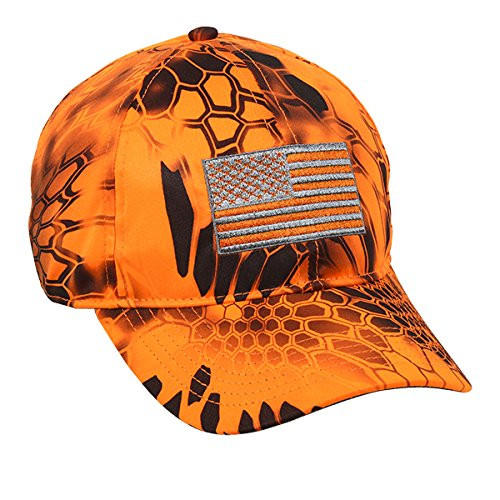 Outdoor Cap Mens Kryptek Patriotic Cap, Kryptek Inferno, One Size Fits Most