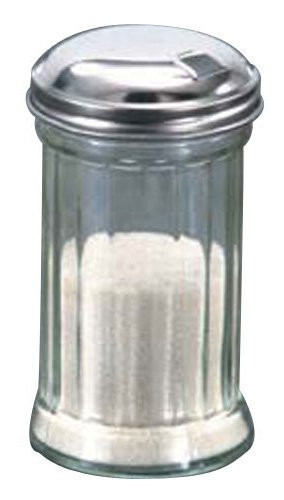 American Metalcraft GLA316 12 oz Glass Sugar Shaker w/Lid