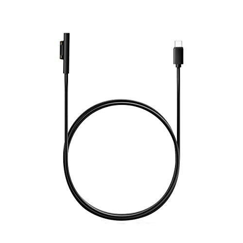 Surface Pro to USB-C Charging Cable Cord for Microsoft Surface Laptop, Surface Book, Surface Pro 7/ Pro 6/ Pro 5/Pro 4/Pro 3, Surface Go, 6ft/1.8m Surface to USB C Charger Cable
