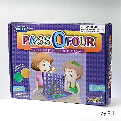 Rite Lite Pass-O-Four TM Passover Game, Color Box'