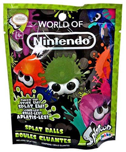 Splatoon World of Nintendo Green Squid Splat Ball