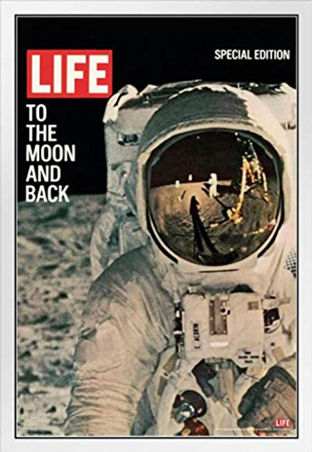 Pyramid America Time Life to The Moon Back Photo Photograph White Wood Framed Poster 14x20 Pyramid America Time Life to The Moon Back Photo Photograph White Wood Framed Poster 14x20