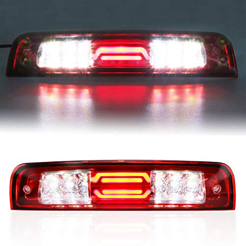 For 2009-2018 Dodge Ram 1500 2500 3500 3rd Third Brake Light Cargo Light LED High Mount Lamp (Red)