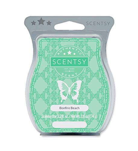 Scentsy, Bonfire Beach, Wickless Candle Tart Warmer Wax Bar, 3.2 Fl Oz, 8 Squares by Scentsy