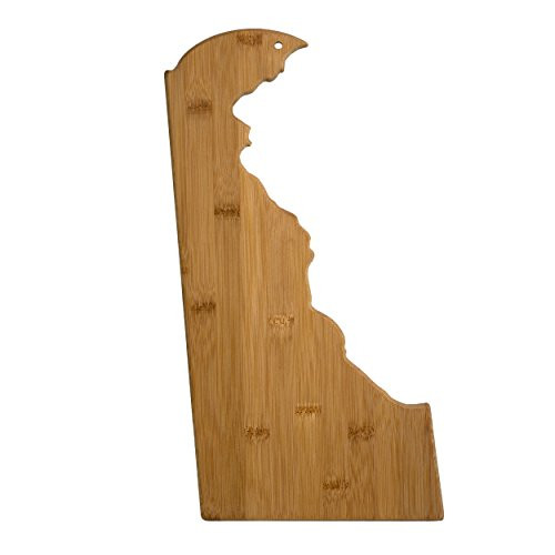 Totally Bamboo Delaware State Shaped Bamboo Serving & Cutting Board