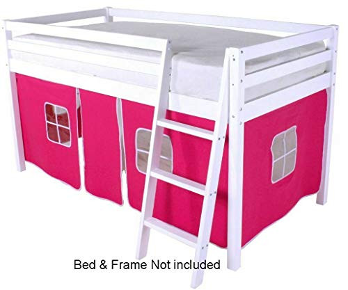 HLS pink Tent for Midsleeper Cabin Bunk Bed