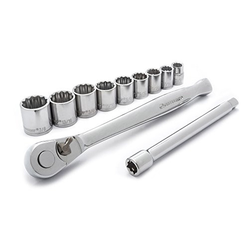 Crescent 11 Pc. 3/8" Drive 12 Point Standard SAE Mechanics Tool Set - CSWS6N