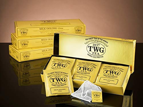 TWG 1837 BLACK TEA - 15 Cotton Tea Bags (Exclusive BLACK Tea Bags)