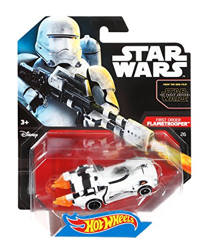 Hot Wheels Star Wars Character Car First Order Flametrooper