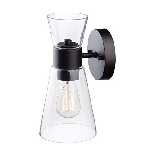 Globe Electric 51258 Montgomery 1-Light Wall Sconce, Dark Bronze