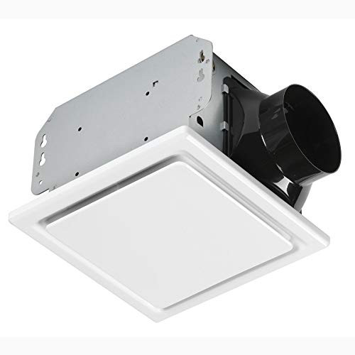 Homewerks Worldwide 7140-110 Bathroom Fan Ceiling Mount Exhaust Ventilation 2.5 Sones 110 CFM, White