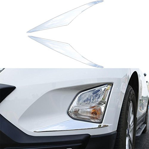 Rqing For Chevrolet New EQUINOX 2017 2018 Chrome Front Fog Light Cover Trims