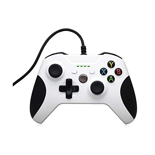 USB Wired Game Controller for Xbox One/Slim Gamepad Joystick Joypad for PC Win / 7/8 / 10 (White)