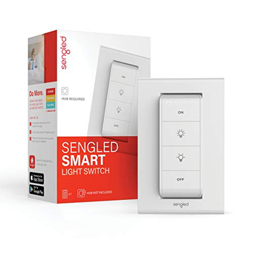 Sengled Smart Light Switch, Hub Required, For Use with Sengled Smart LEDs, 1 Pack