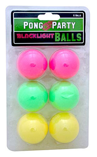 Island Dogs Black Light Pong Ball Pack