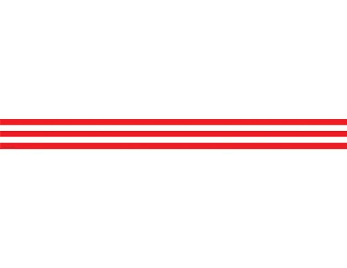 Teacher Created Resources 5489 Red and White Stripes Straight Border Trim