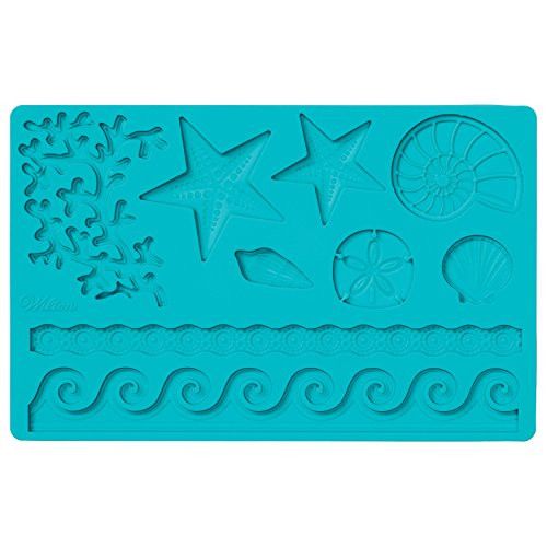 Wilton Silicone Sea Life Fondant and Gum Paste Mold - Cake Decorating Supplies