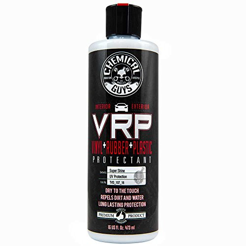 Chemical Guys TVD_107_16 V.R.P. Vinyl, Rubber and Plastic Non-Greasy Dry-to-the-Touch Long Lasting Super Shine Dressing for Tires, Trim and More (16 Oz)