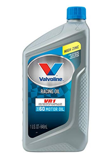 Valvoline SAE 60 VR1 Racing Conventional Motor Oil 1 QT Valvoline SAE 60 VR1 Racing Conventional Motor Oil 1 QT