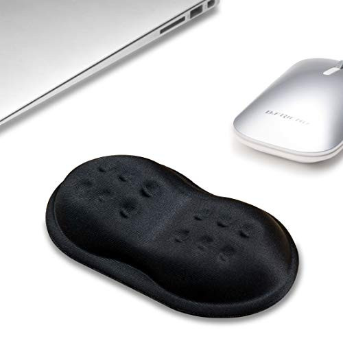 Vankey Soft Memory Foam Mouse Wrist Rest Support, Cool Ergonomic Hand Rest Support for Computer, Laptop, Office, PC Gaming - Massage Holes Design - Easy Typing Wrist Pain Relief and Repair