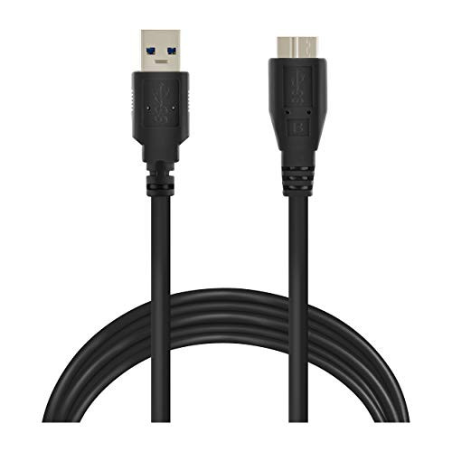 Vebner 20ft USB A to Micro B Cable - Extra Long USB Type A 3.0 to USB Micro B SuperSpeed Tethering Cable (Black)