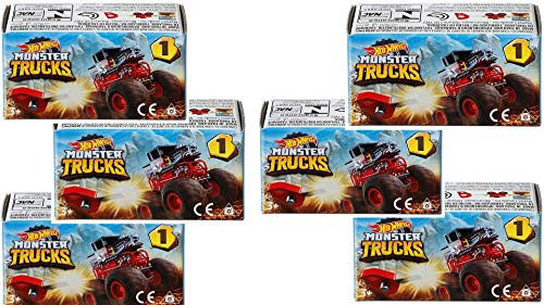 Hot Wheels Monster Truck Minis Blind with Key Launcher Box Series 1 (Set of 6) Hot Wheels Monster Truck Minis Blind with Key Launcher Box Series 1 (Set of 6)