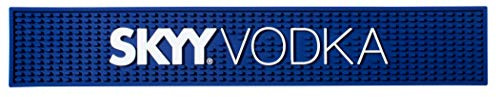 Skyy Vodka Bar Mat Spill Mat Rail Drip Mat - 23.5" x 4" Blue