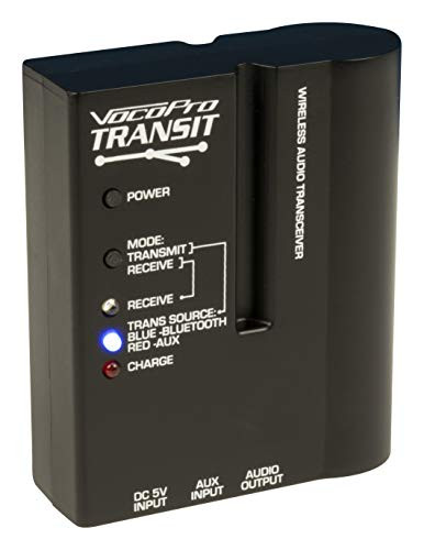 VocoPro Stereo Wireless Transceiver with Bluetooth for Powered Speaker Transit