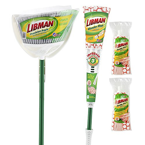 Libman 1217 Light Mopping/Sweeping Kit, Green Red