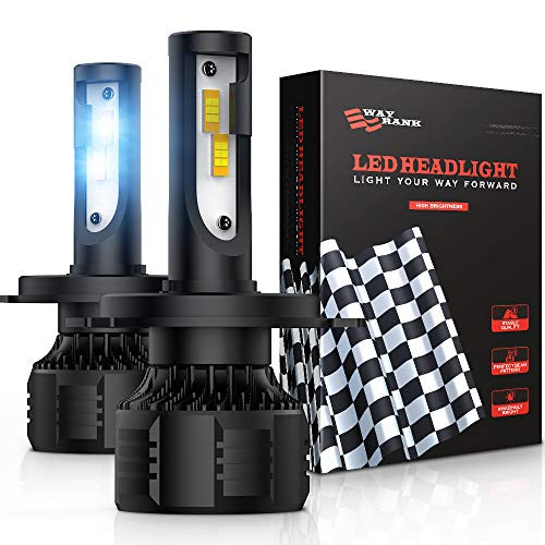 WAYRANK H4 LED Headlight Bulb 9003 High Low Beam 16000 Lumens 90W 6000K Cool White